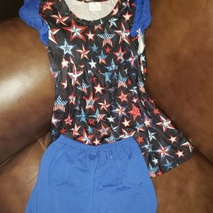 STAR SPANGLE 4TH OF JULY BOUTIQUE OUTFIT